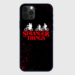 Чехол для iPhone 12 Pro Max STRANGER THINGS, цвет: 3D-черный