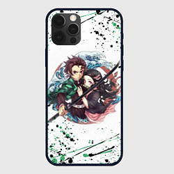 Чехол для iPhone 12 Pro Max KIMETSU NO YAIBA, цвет: 3D-черный