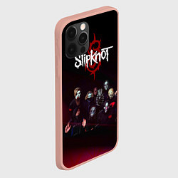 Чехол для iPhone 12 Pro Max Slipknot, цвет: 3D-светло-розовый — фото 2