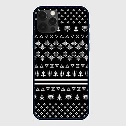 Чехол для iPhone 12 Pro Max ВЕДЬМАК НОВОГОДНИЙ, цвет: 3D-черный