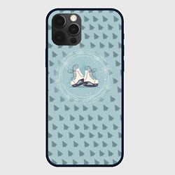 Чехол для iPhone 12 Pro Max Фигруное катание, цвет: 3D-черный