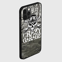 Чехол для iPhone 12 Pro Max Crazy garage, цвет: 3D-черный — фото 2