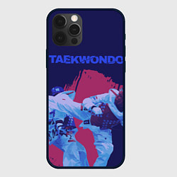 Чехол для iPhone 12 Pro Max Taekwondo, цвет: 3D-черный