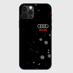 Чехол для iPhone 12 Pro Max AUDI, цвет: 3D-черный