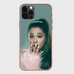 Чехол для iPhone 12 Pro Max Ariana Grande Ариана Гранде, цвет: 3D-светло-розовый