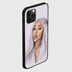 Чехол для iPhone 12 Pro Max Ariana Grande Ариана Гранде, цвет: 3D-черный — фото 2