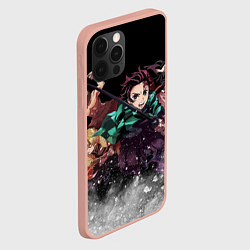 Чехол для iPhone 12 Pro Max KIMETSU NO YAIBA, цвет: 3D-светло-розовый — фото 2