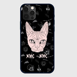 Чехол для iPhone 12 Pro Max КИС-КИС, цвет: 3D-черный