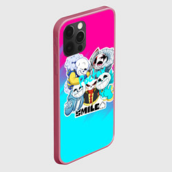 Чехол для iPhone 12 Pro Max UNDERTALE, цвет: 3D-малиновый — фото 2