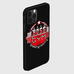 Чехол для iPhone 12 Pro Max Boss of GYM акварель, цвет: 3D-черный — фото 2