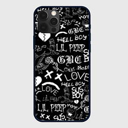 Чехол для iPhone 12 Pro Max LIL PEEP LOGOBOMBING, цвет: 3D-черный