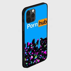 Чехол для iPhone 12 Pro Max PornHub, цвет: 3D-черный — фото 2