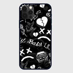 Чехол для iPhone 12 Pro Max LIL PEEP, цвет: 3D-черный