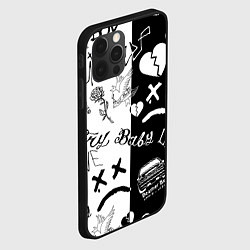 Чехол для iPhone 12 Pro Max LIL PEEP, цвет: 3D-черный — фото 2