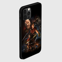 Чехол для iPhone 12 Pro Max ASSASSINS CREED, цвет: 3D-черный — фото 2