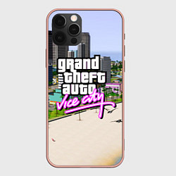 Чехол для iPhone 12 Pro Max GTA REDUX 2020, цвет: 3D-светло-розовый