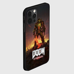 Чехол для iPhone 12 Pro Max DOOM ETERNAL, цвет: 3D-черный — фото 2