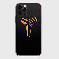 Чехол для iPhone 12 Pro Max Kobe Bryant, цвет: 3D-светло-розовый