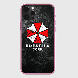 Чехол для iPhone 12 Pro Max UMBRELLA CORP, цвет: 3D-малиновый