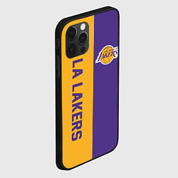 Чехол для iPhone 12 Pro Max LA LAKERS, цвет: 3D-черный — фото 2