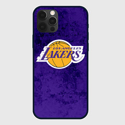 Чехол для iPhone 12 Pro Max LA LAKERS, цвет: 3D-черный