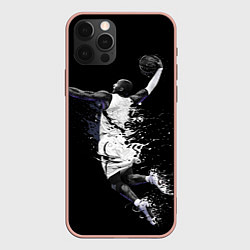 Чехол для iPhone 12 Pro Max KOBE BRYANT, цвет: 3D-светло-розовый