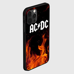 Чехол для iPhone 12 Pro Max AC DC, цвет: 3D-черный — фото 2