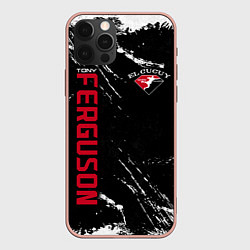 Чехол для iPhone 12 Pro Max Tony Ferguson, цвет: 3D-светло-розовый