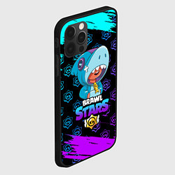 Чехол для iPhone 12 Pro Max Brawl stars leon shark, цвет: 3D-черный — фото 2