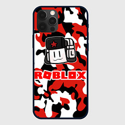 Чехол для iPhone 12 Pro Max ROBLOX, цвет: 3D-черный