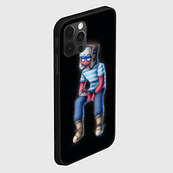 Чехол для iPhone 12 Pro Max CountryHumans - Россия, цвет: 3D-черный — фото 2