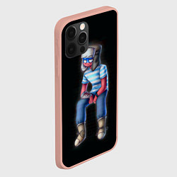 Чехол для iPhone 12 Pro Max CountryHumans - Россия, цвет: 3D-светло-розовый — фото 2