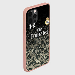 Чехол для iPhone 12 Pro Max Real Madrid, цвет: 3D-светло-розовый — фото 2