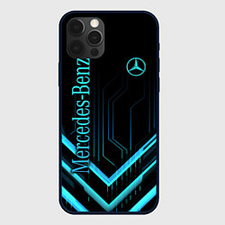 Чехол для iPhone 12 Pro Max Mercedes-Benz, цвет: 3D-черный