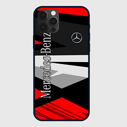 Чехол для iPhone 12 Pro Max Mercedes-Benz, цвет: 3D-черный