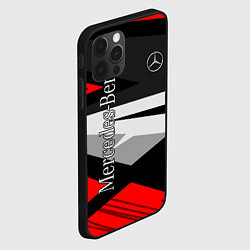 Чехол для iPhone 12 Pro Max Mercedes-Benz, цвет: 3D-черный — фото 2