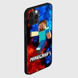 Чехол для iPhone 12 Pro Max MINECRAFT, цвет: 3D-черный — фото 2