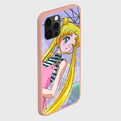 Чехол для iPhone 12 Pro Max Sailor Moon, цвет: 3D-светло-розовый — фото 2
