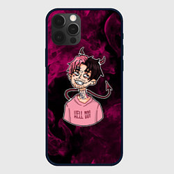 Чехол для iPhone 12 Pro Max LIL PEEP, цвет: 3D-черный