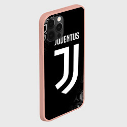 Чехол для iPhone 12 Pro Max JUVENTUS, цвет: 3D-светло-розовый — фото 2