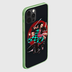 Чехол для iPhone 12 Pro Max KIMETSU NO YAIBA, цвет: 3D-салатовый — фото 2