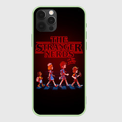 Чехол для iPhone 12 Pro Max STRANGER THINGS, цвет: 3D-салатовый