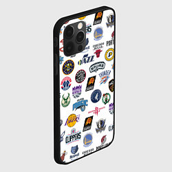 Чехол для iPhone 12 Pro Max NBA Pattern, цвет: 3D-черный — фото 2