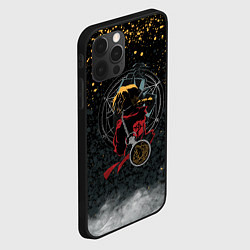 Чехол для iPhone 12 Pro Max Стальной алхимик, цвет: 3D-черный — фото 2
