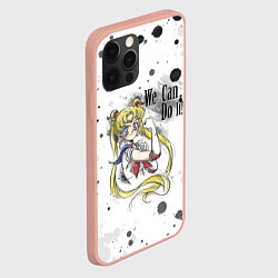 Чехол для iPhone 12 Pro Max Sailor Moon We can do it!, цвет: 3D-светло-розовый — фото 2