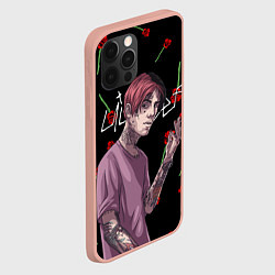 Чехол для iPhone 12 Pro Max LIL PEEP, цвет: 3D-светло-розовый — фото 2