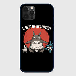 Чехол для iPhone 12 Pro Max TOTORO, цвет: 3D-черный