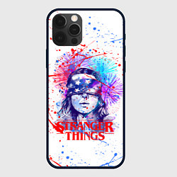 Чехол для iPhone 12 Pro Max STRANGER THINGS, цвет: 3D-черный