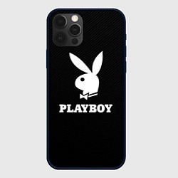 Чехол для iPhone 12 Pro Max PLAYBOY, цвет: 3D-черный