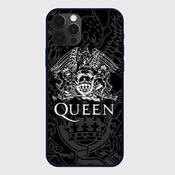 Чехол для iPhone 12 Pro Max QUEEN, цвет: 3D-черный